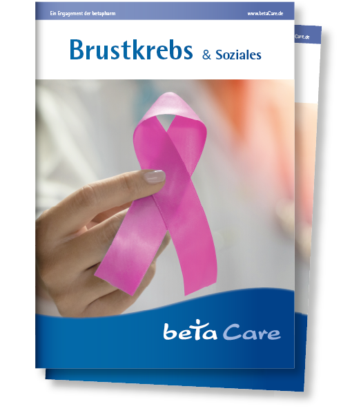 betaCare Ratgeber "Brustkrebs & Soziales"